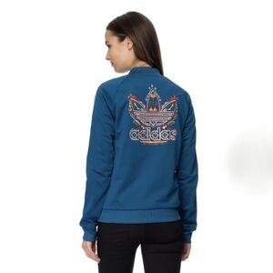 Adidas Original SuperTrack Jacket Embroidered Large